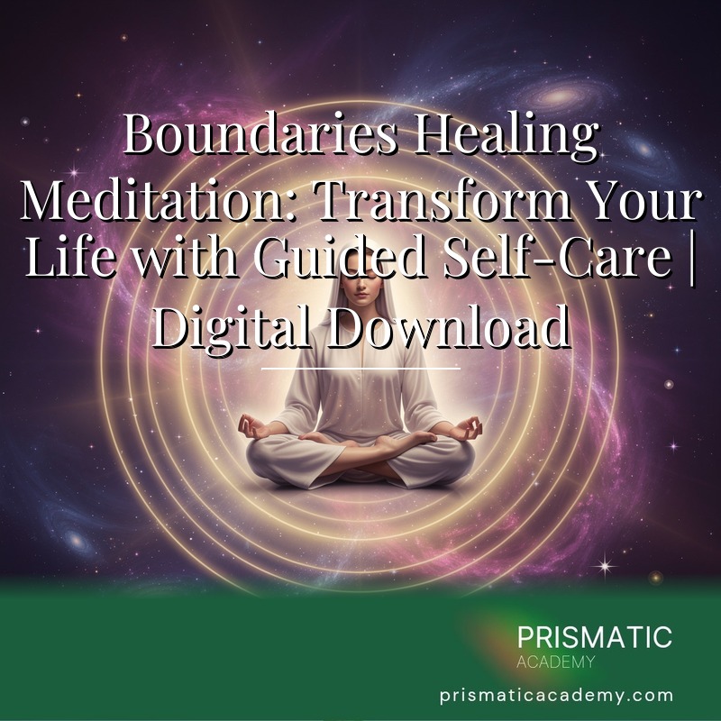 Boundaries Healing Meditation: Transform Your Life with Guided Self-Care | Digital Download