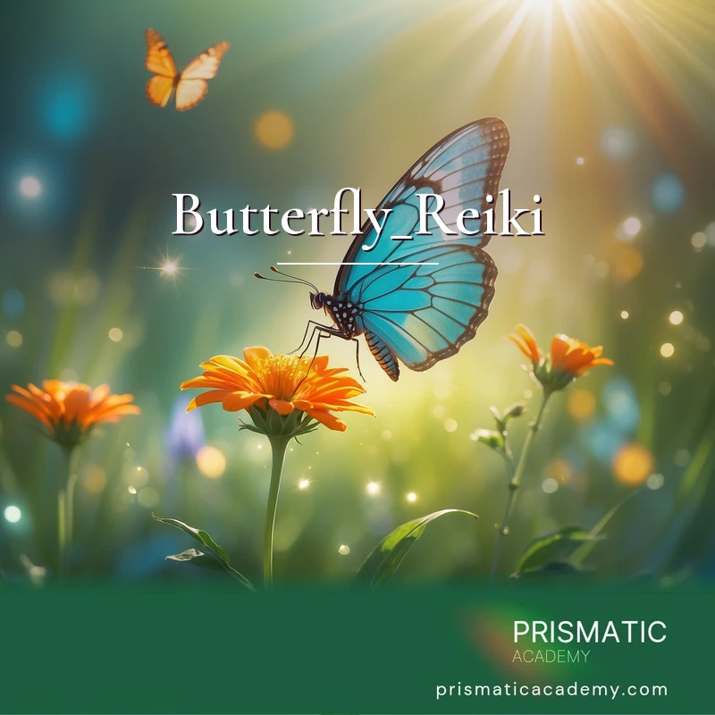 Butterfly_Reiki distance Reiki attunement, The butterfly as a symbol of transformation and metamorphosis by Prismatic Flower Essences
