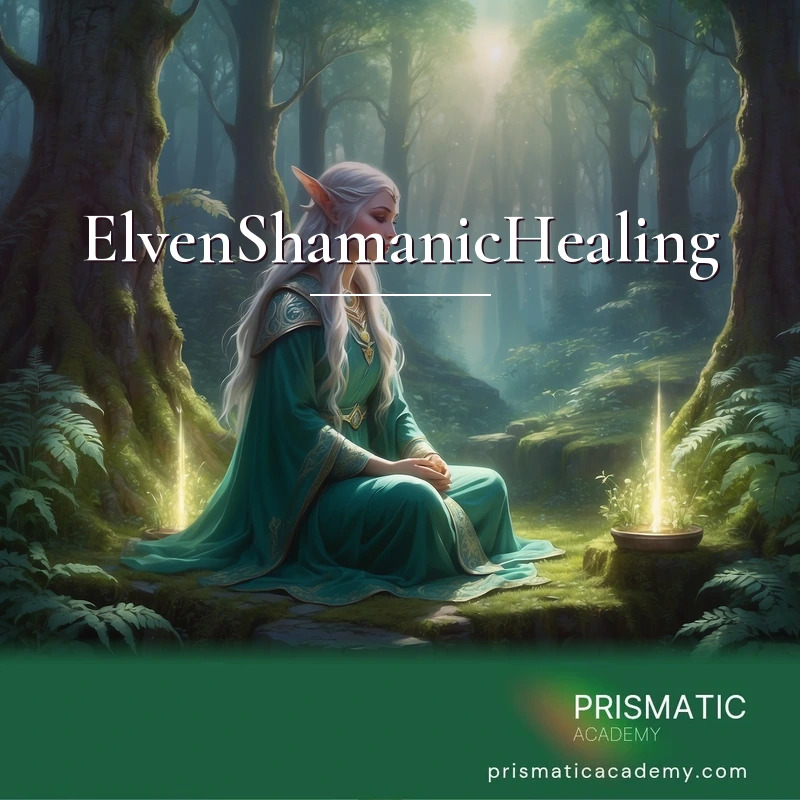 ElvenShamanicHealing distance Reiki attunement, The Elven shaman-healer and elven nature magic (elven gods, sacred forest, herbalism) by Prismatic Flower Essences
