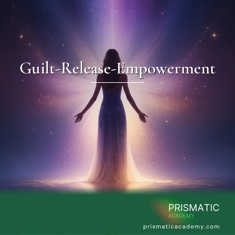 Guilt-Release-Empowerment distance Reiki attunement, Release of stored guilt and self-forgiveness (emotional-body cleansing and conscious behavior change) by Prismatic Flower Essences