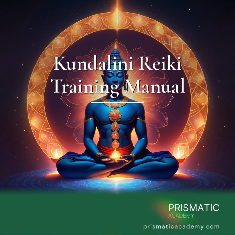 Kundalini Reiki Training Manual distance Reiki attunement, Kundalini, the coiled serpent life-force (Shakti) awakening at the base of the spine and rising through the seven chakra by Prismatic Flower Essences