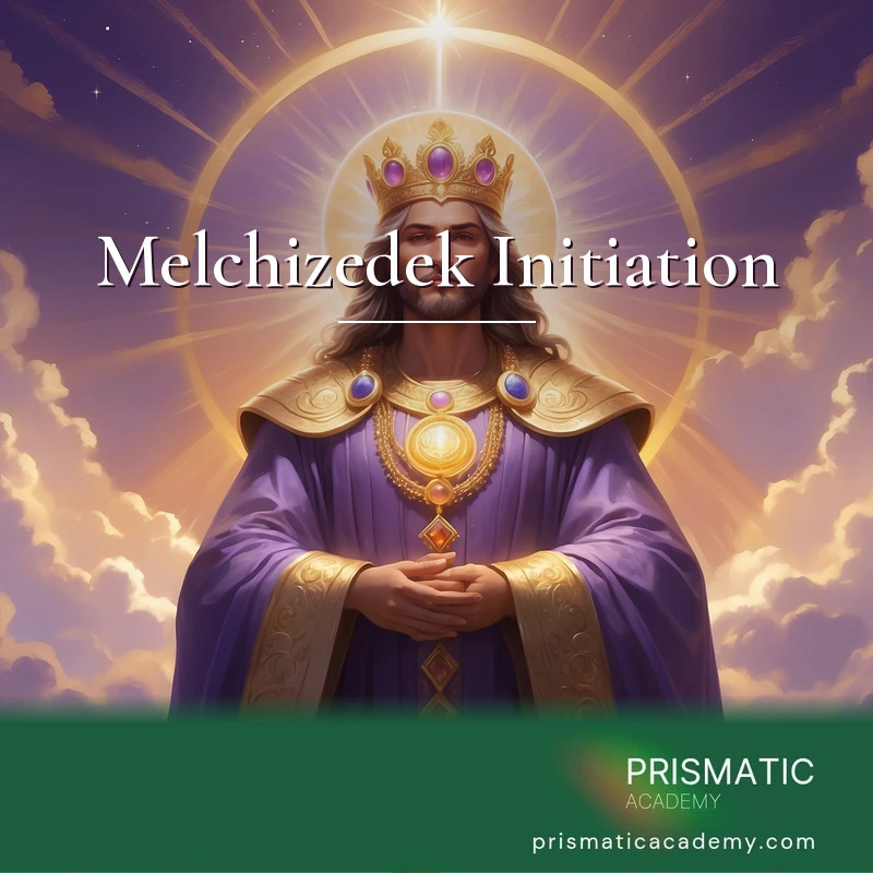 Melchizedek Initiation distance Reiki attunement, Melchizedek, priest-king and ascended master of the Order of Melchizedek by Prismatic Flower Essences